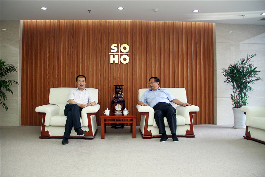 王正喜會見中華聯合財產保險黨委書記姜躍武