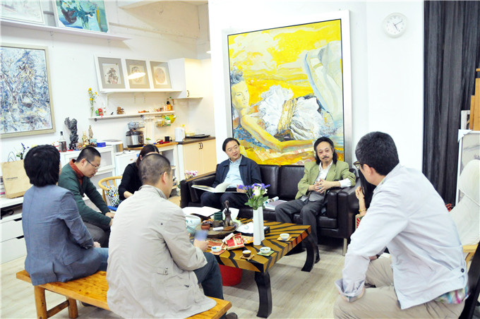 周勇調研“新生代”藝術項目