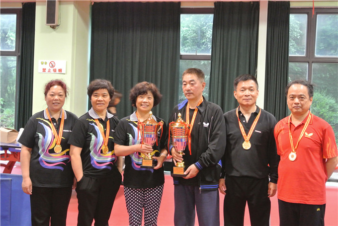集團在省級機關老年人乒乓球比賽中取得優異成績