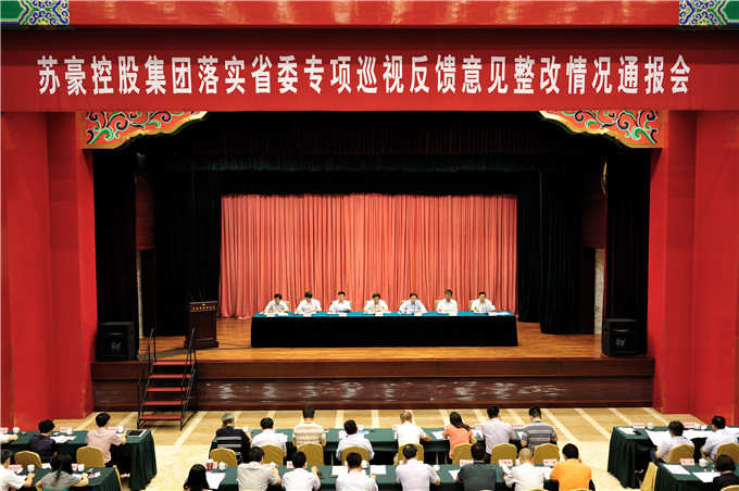 集團黨委召開落實省委專項巡視反饋意見整改情況通報會