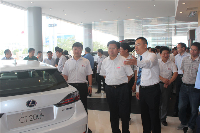 宿遷市宿城區領導到天泓雷克薩斯調研