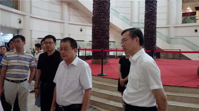 文化部外聯局朱琦副局長調研愛濤文化集團