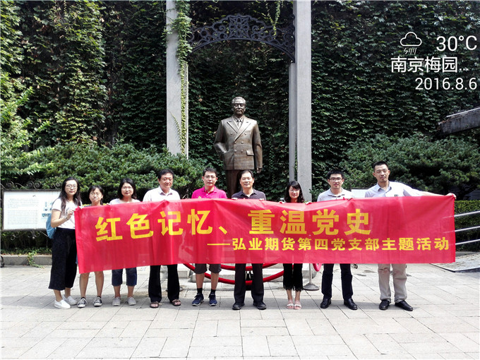 弘業期貨第四黨支部開展“紅色記憶?重溫黨史”主題活動